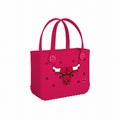 Bitty Bogg Bag Chicago Bulls Seaside Family Tote Flexible Oversized Waterproof Phone Pouch Included for Summer Adventures