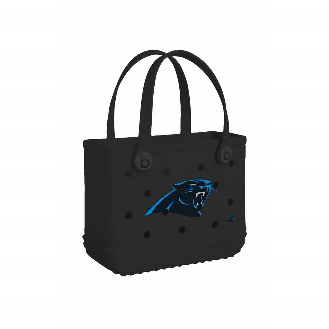 Bitty Bogg Bag Carolina Panthers Waterproof EVA Beach Tote Bag Durable Waterproof with Extra Storage Compartments for Weekend Getaways Travel Organizer Vacation Essentials for Women