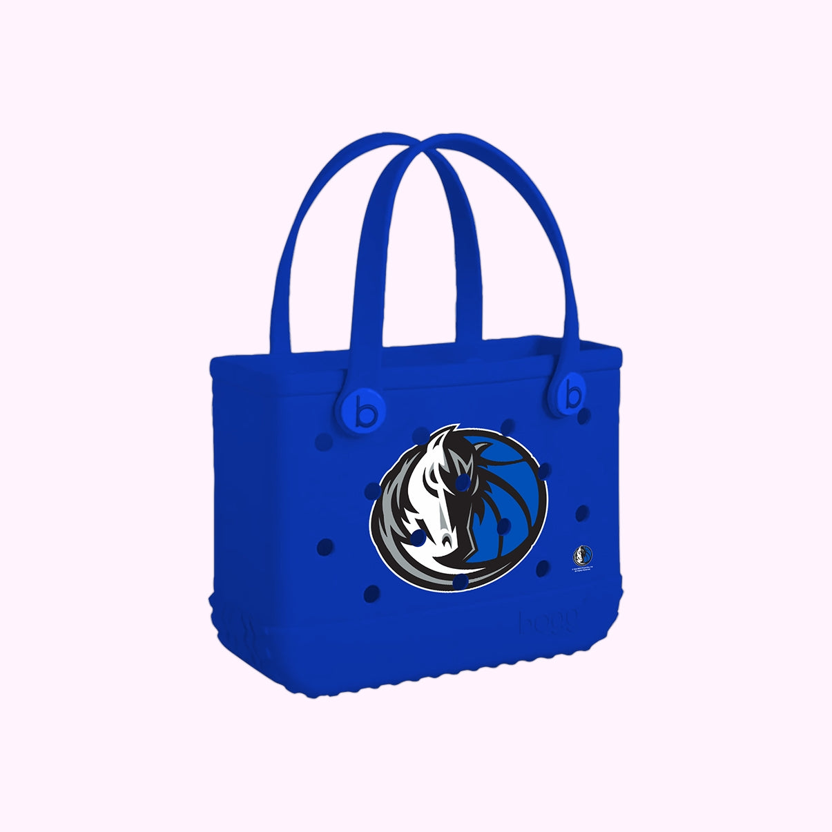 Bitty Bogg Bag Dallas Mavericks Premium EVA Pool Bag Easy Clean Lightweight with Travel Accessory Pouch for Resort Holidays Travel Organizer Vacation Essentials for Women