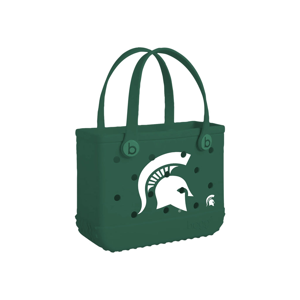 Bitty Bogg Bag Michigan State Spartans Travel Smart Beach Bag Flexible Washable Adjustable Shoulder Strap for Summer Adventures