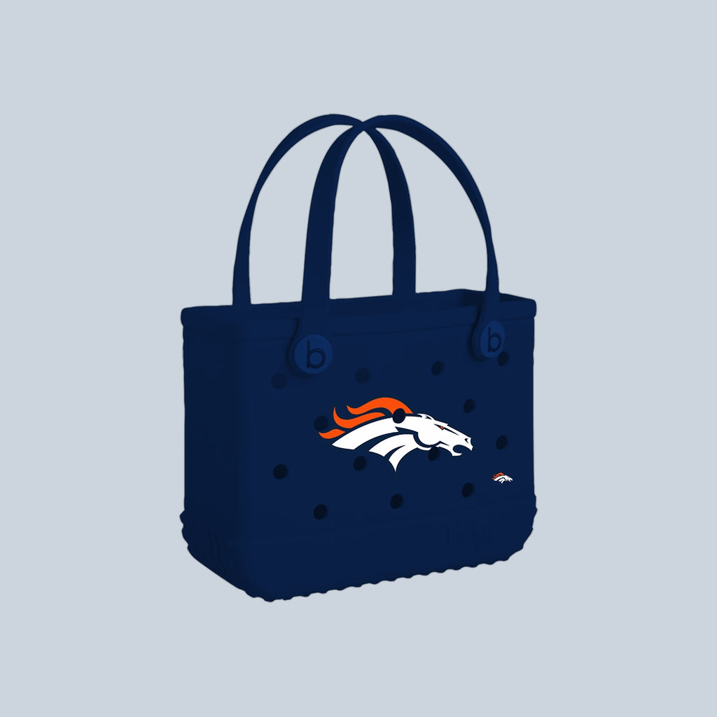 Bitty Bogg Bag Denver Broncos Sunny Getaway Carryall Lightweight Waterproof Extra Wide Opening for Resort Vacations