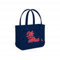 Bitty Bogg Bag Ole Miss Rebels Coastal Weekend Carryall Stylish Multi Purpose Reinforced Grip Handles for Pool Activities