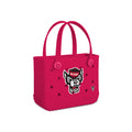 Bitty Bogg Bag NC State Wolfpack Heavy Duty Rubber Beach Bag Oversized Waterproof with Waterproof Phone Pouch for Boat Trips Travel Organizer Vacation Essentials for Women