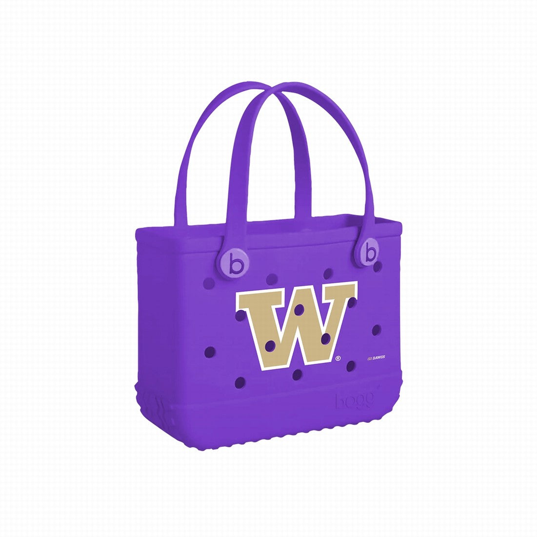 Bitty Bogg Bag Washington Huskies Sunny Getaway Carryall Functional Washable Bonus Cosmetic Bag Included for Outdoor Sports