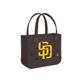 Bitty Bogg Bag San Diego Padres Beach Picnic Storage Bag Portable Oversized Reinforced Grip Handles for Outdoor Sports