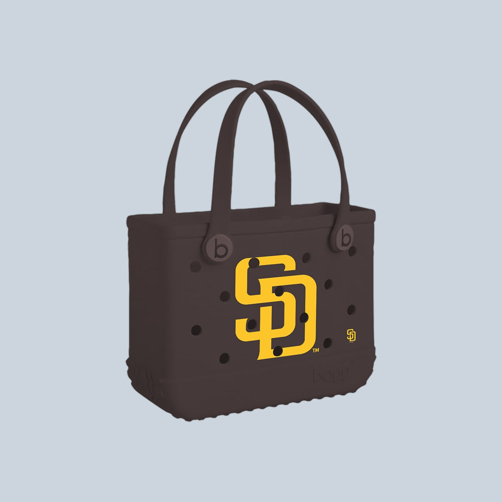 Bitty Bogg Bag San Diego Padres Multi Purpose Travel Carryall Large Capacity Oversized with Adjustable Shoulder Strap for Picnic Days Travel Organizer Vacation Essentials for Women