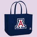 Original Bogg Bag Arizona Wildcats Yacht Day Travel Organizer Heavy Duty Easy Clean Adjustable Shoulder Strap for Boat Excursions