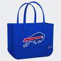 Original Bogg Bag Buffalo Bills Travel Companion Beach Tote Flexible Easy Clean Reinforced Grip Handles for Women