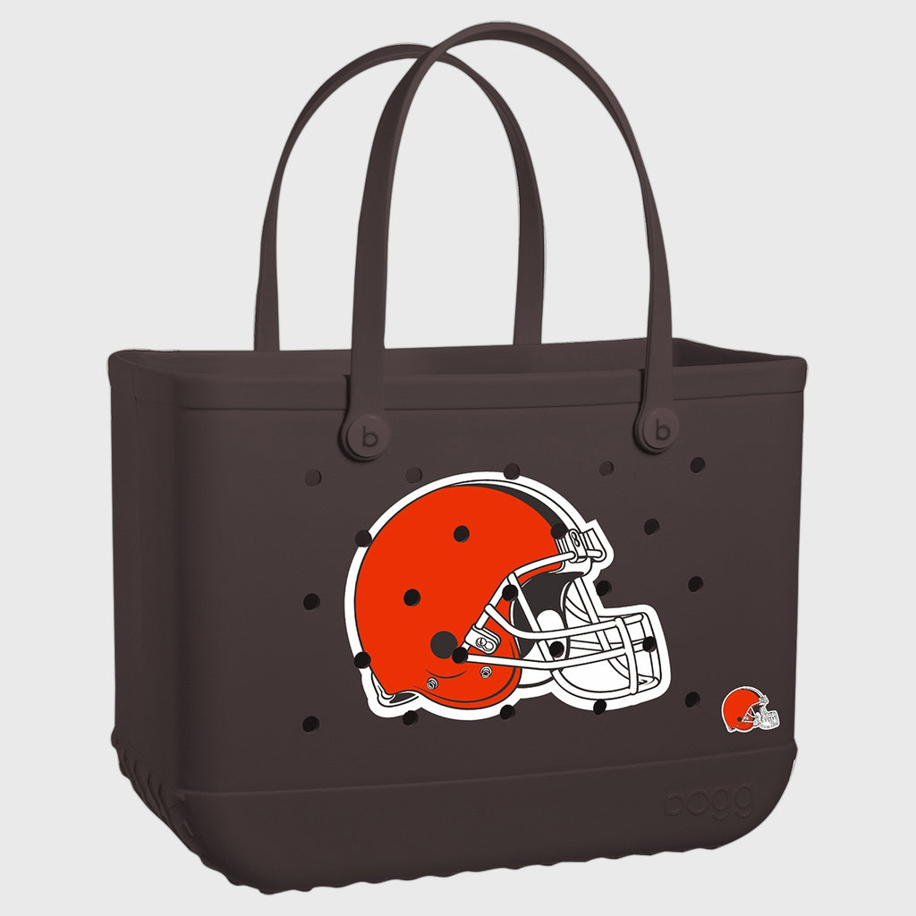 Original Bogg Bag Cleveland Browns Weekend Escape Carryall Ultra Durable Multi Purpose Easy Maintenance Surface for Family Trips