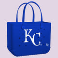 Original Bogg Bag Kansas City Royals Sunny Getaway Carryall Lightweight Waterproof Extra Wide Opening for Resort Vacations