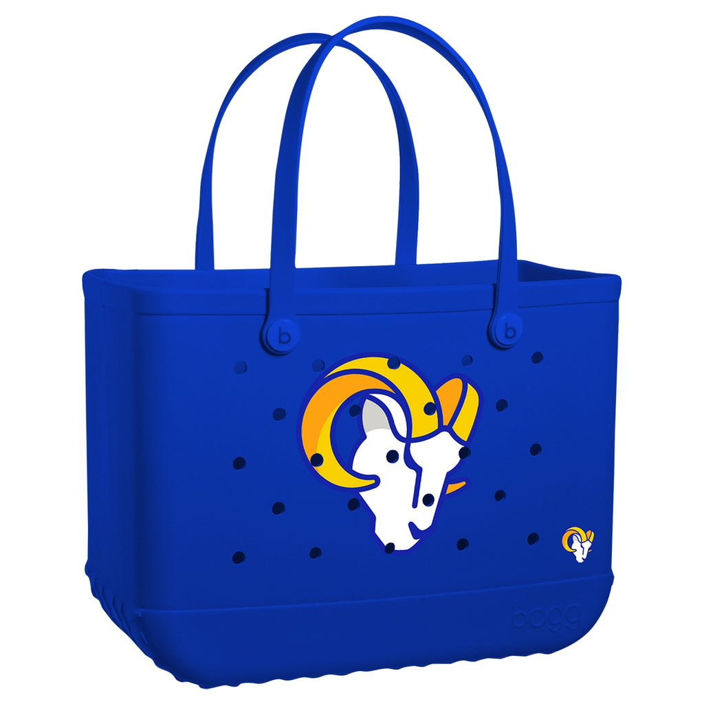 Original Bogg Bag Los Angeles Rams Holiday Resort Carryall Flexible Oversized Deep Storage Interior for Weekend Travel
