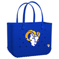 Original Bogg Bag Los Angeles Rams Holiday Resort Carryall Flexible Oversized Deep Storage Interior for Weekend Travel