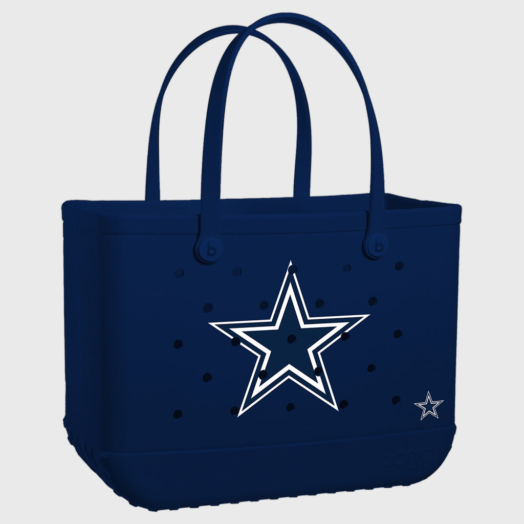 Original Bogg Bag Dallas Cowboys Holiday Cruise Tote Premium Travel Friendly Deep Storage Interior for Boat Excursions