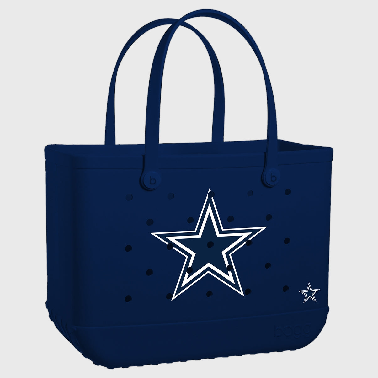 Original Bogg Bag Dallas Cowboys Holiday Cruise Tote Premium Travel Friendly Deep Storage Interior for Boat Excursions