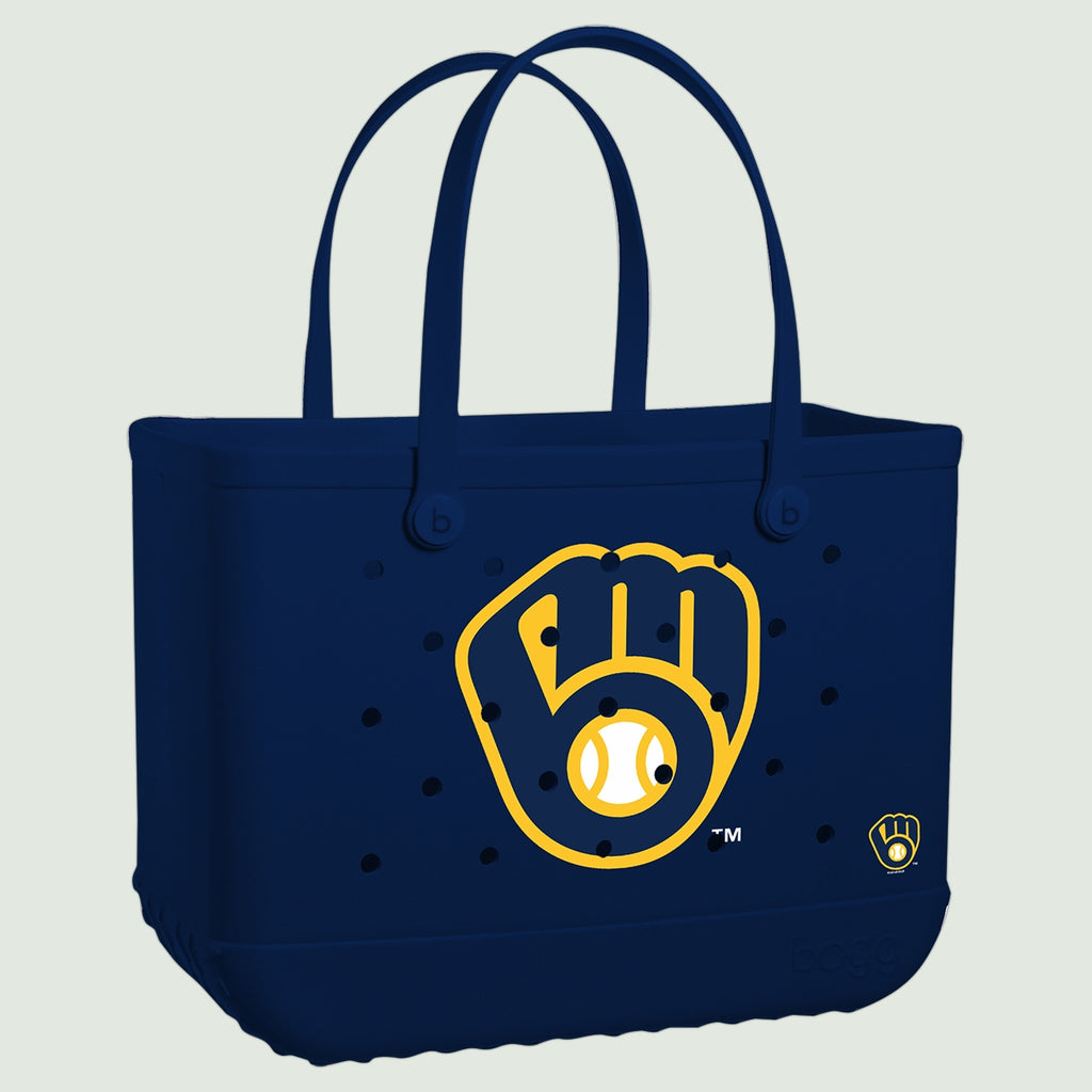 Original Bogg Bag Milwaukee Brewers Pool Gear Organizer Luxury Oversized Accessory Organizer Pouch for Resort Vacations