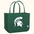 Original Bogg Bag Michigan State Spartans Pool Party Storage Bag Flexible Sandproof Deep Storage Interior for Summer Adventures