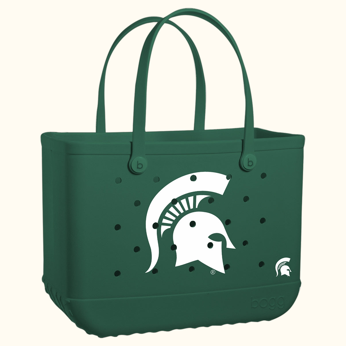 Original Bogg Bag Michigan State Spartans Pool Party Storage Bag Flexible Sandproof Deep Storage Interior for Summer Adventures