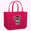 Original Bogg Bag NC State Wolfpack Summer Escape Beach Bag Portable Oversized Deep Storage Interior for Beach Holidays