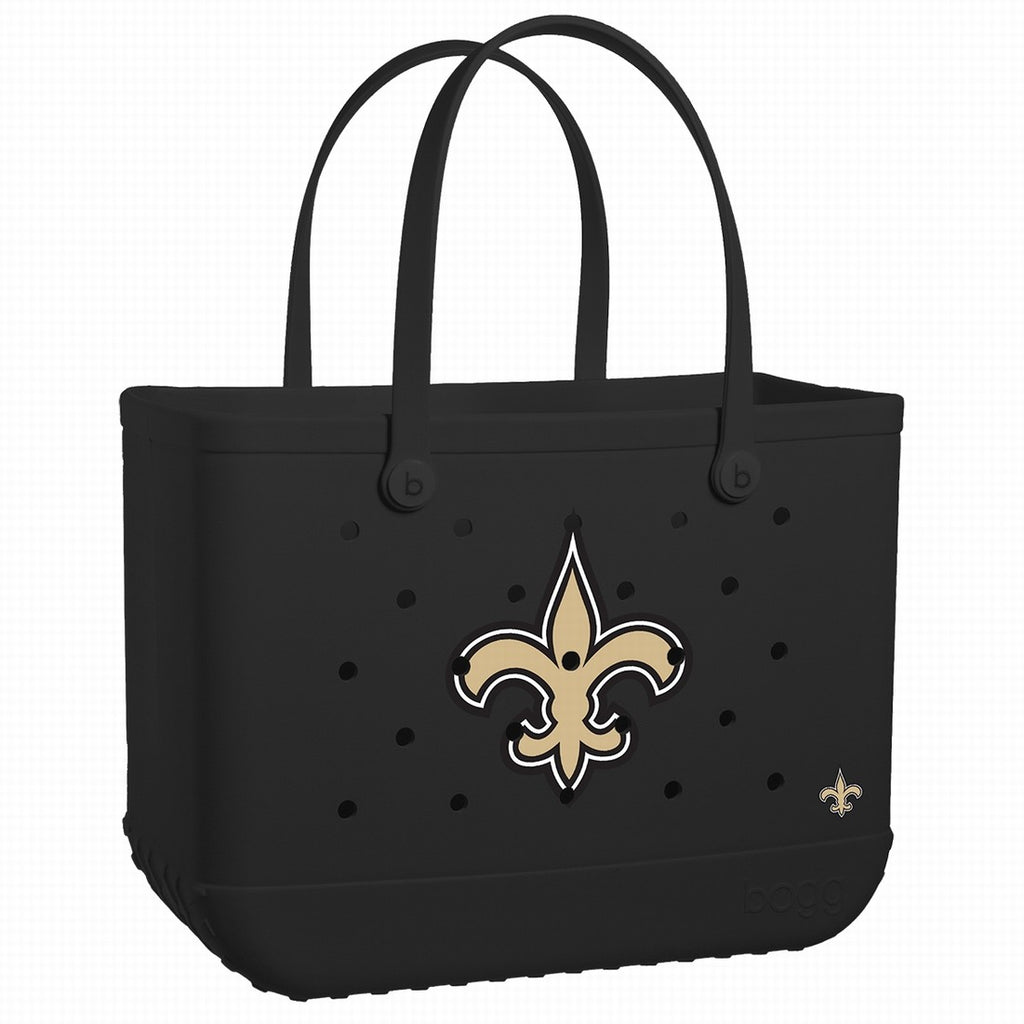 Original Bogg Bag New Orleans Saints Waterfront Travel Tote Lightweight Tip Resistant Easy Maintenance Surface for Weekend Travel