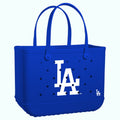 Original Bogg Bag Los Angeles Dodgers Premium EVA Pool Bag Waterproof Waterproof with Waterproof Phone Pouch for Boat Trips Travel Organizer Vacation Essentials for Women