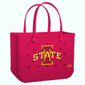 Original Bogg Bag Iowa State Cyclones Summer Escape Beach Bag Stylish Tip Resistant Waterproof Phone Pouch Included for Family Trips