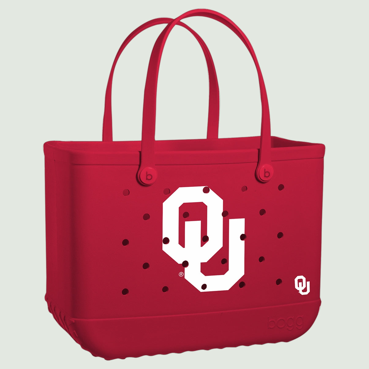 Original Bogg Bag Oklahoma Sooners Weekend Escape Carryall Luxury Multi Purpose Non Slip Bottom Design for Beach Holidays