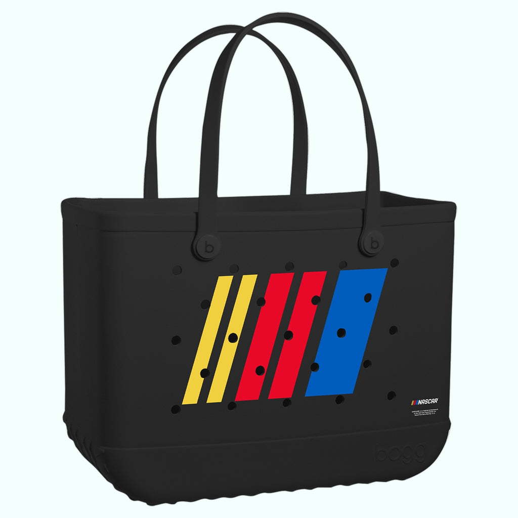 Original Bogg Bag NASCAR Logo Seaside Adventure Tote Luxury Easy Clean Easy Maintenance Surface for Summer Adventures