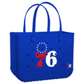 Original Bogg Bag Philadelphia 76ers Luxury Resort Pool Tote Travel Friendly Large Capacity with Adjustable Shoulder Strap for Camping Trips Travel Organizer Vacation Essentials for Women