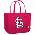 Original Bogg Bag St. Louis Cardinals Sand Resistant Beach Storage Bag Durable Travel Friendly with Waterproof Phone Pouch for Camping Trips Travel Organizer Vacation Essentials for Women