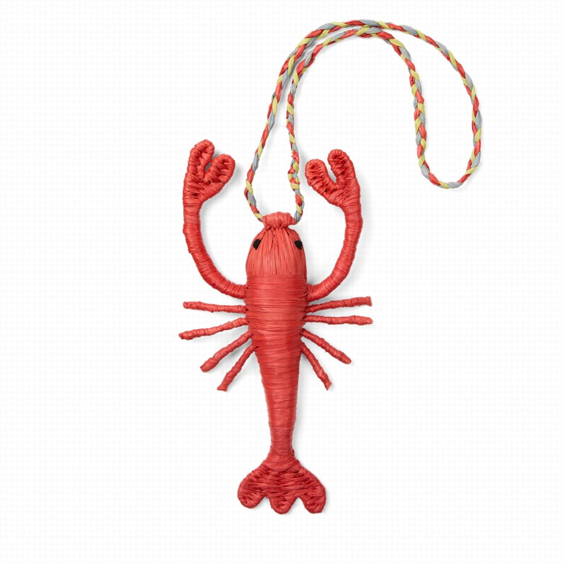Bogg'd & Charmed Raffia Lobster Family Holiday Beach Organizer Lightweight Quick Dry Extra Wide Opening for Outdoor Sports