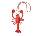 Bogg'd & Charmed Raffia Lobster Outdoor Journey Tote Luxury Washable Extra Wide Opening for Weekend Travel