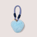 Bogg'd & Charmed Blue Heart Pouf Island Getaway Carryall Ultra Durable Oversized Waterproof Phone Pouch Included for Summer Adventures