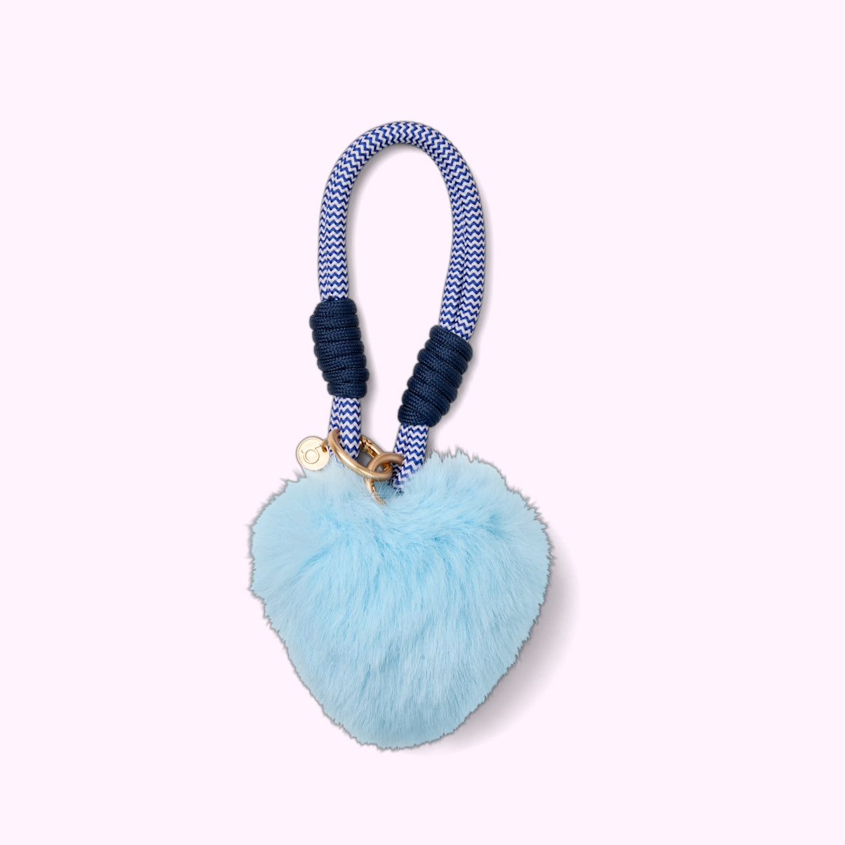 Bogg'd & Charmed Blue Heart Pouf Quick Dry Beach Storage Tote Tip Resistant Lightweight with Travel Accessory Pouch for Resort Holidays Travel Organizer Vacation Essentials for Women