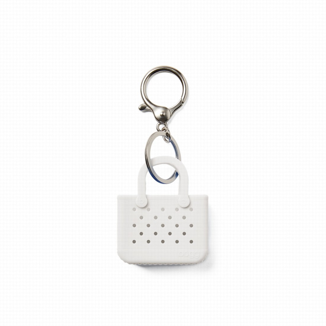 Tiny Tote Keychain For Shore White Ocean Breeze Carryall Flexible Sandproof Extra Wide Opening for Beach Holidays