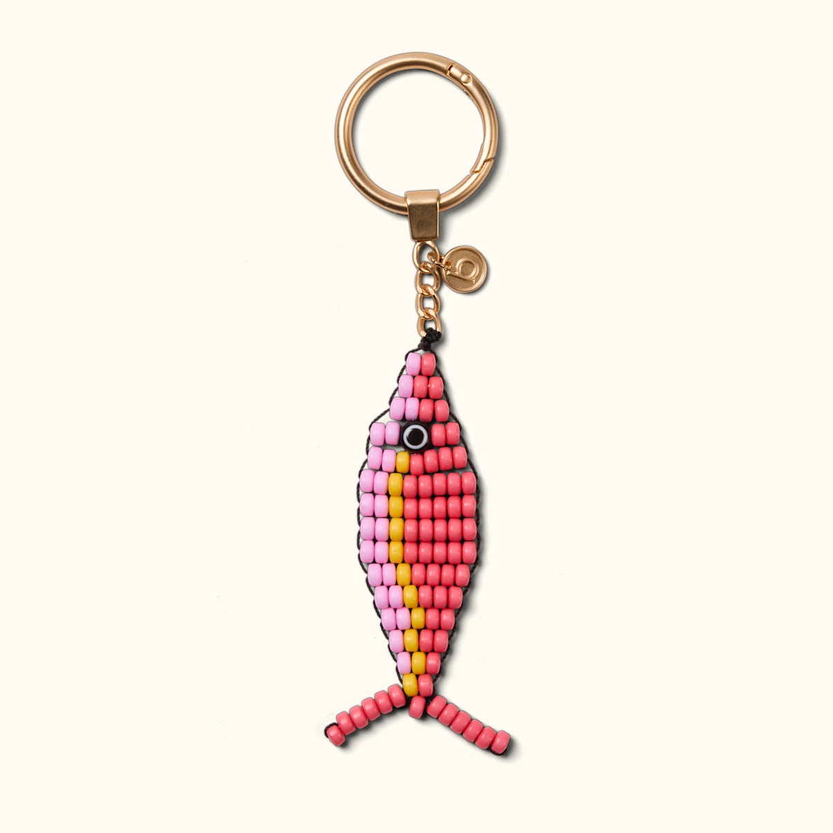 Bogg'd & Charmed Beaded Fish Coral/Pink Taffy Ocean Day Storage Tote Heavy Duty Sandproof Deep Storage Interior for Summer Adventures