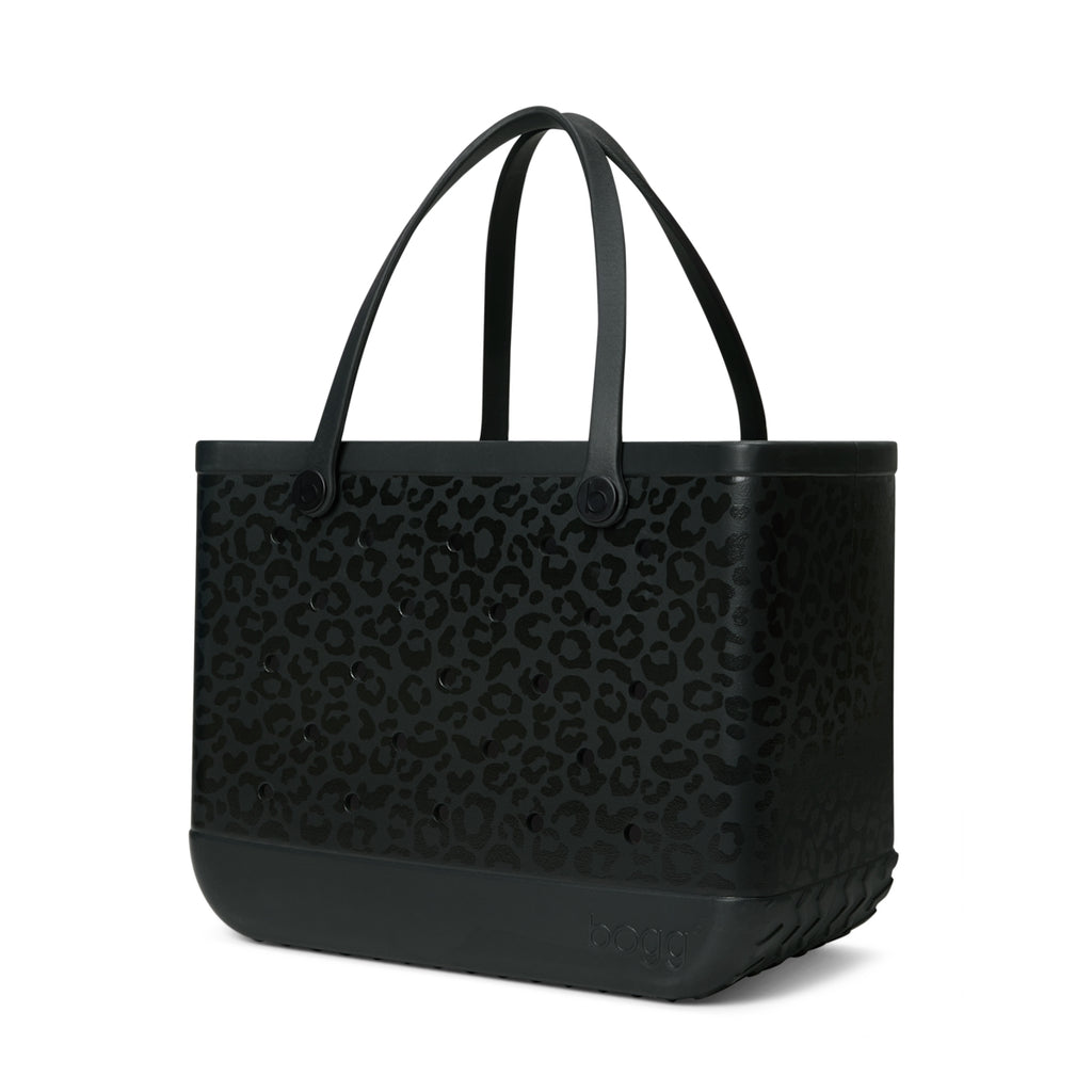 Original Bogg Bag Onyx Leopard Seaside Family Tote Flexible Oversized Waterproof Phone Pouch Included for Summer Adventures