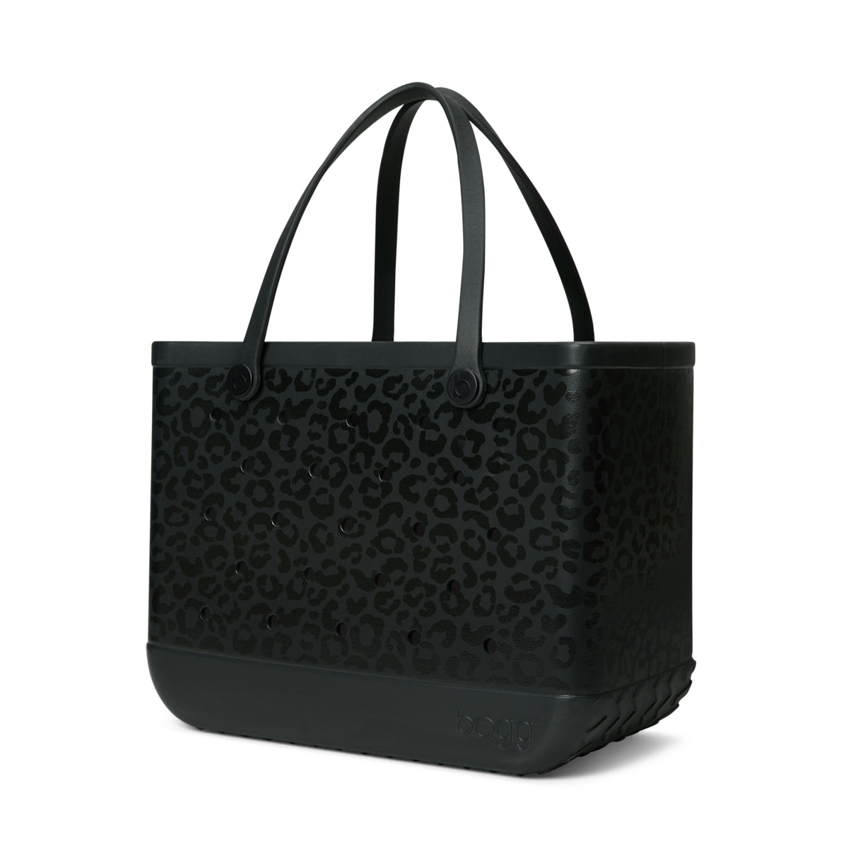 Original Bogg Bag Onyx Leopard Seaside Family Tote Flexible Oversized Waterproof Phone Pouch Included for Summer Adventures