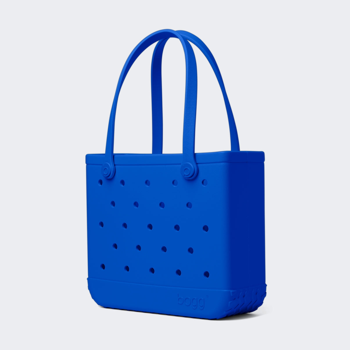 Baby Bogg Bag Mykonos Blue Large Capacity Beach Carryall Easy Clean Washable with Cosmetic Organizer for Water Sports Travel Organizer Vacation Essentials for Women