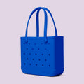Baby Bogg Bag Mykonos Blue Beach Picnic Storage Bag Modern Multi Purpose Extra Wide Opening for Boat Excursions