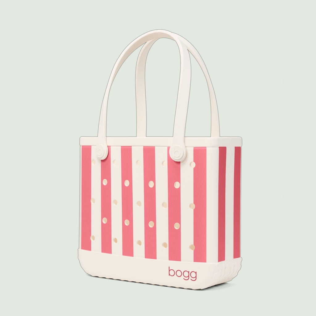 Baby Bogg Bag Capri Coral Stripe Quick Dry Beach Storage Tote Tip Resistant Tip Resistant with Waterproof Phone Pouch for Outdoor Adventures Travel Organizer Vacation Essentials for Women
