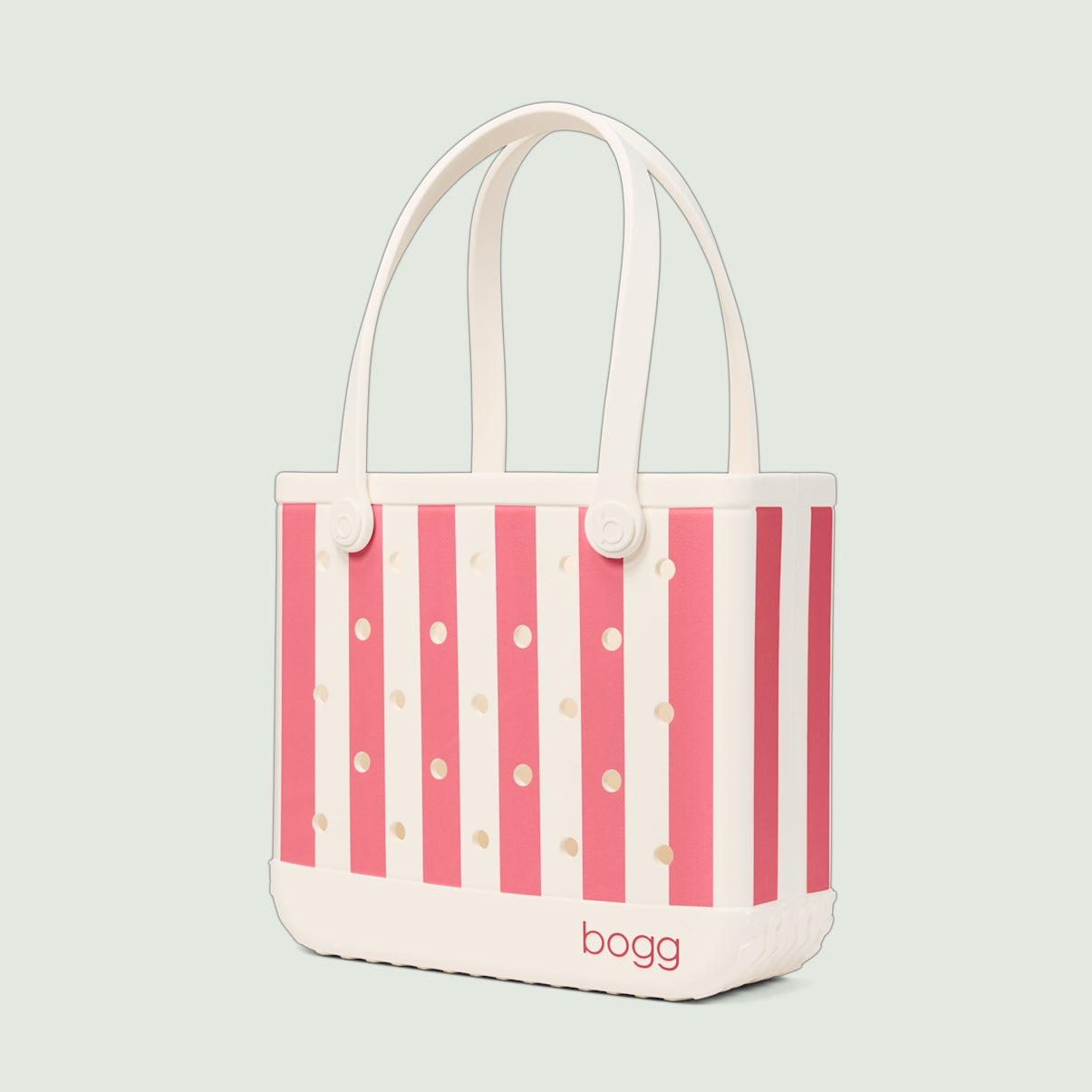 Baby Bogg Bag Capri Coral Stripe Quick Dry Beach Storage Tote Tip Resistant Tip Resistant with Waterproof Phone Pouch for Outdoor Adventures Travel Organizer Vacation Essentials for Women