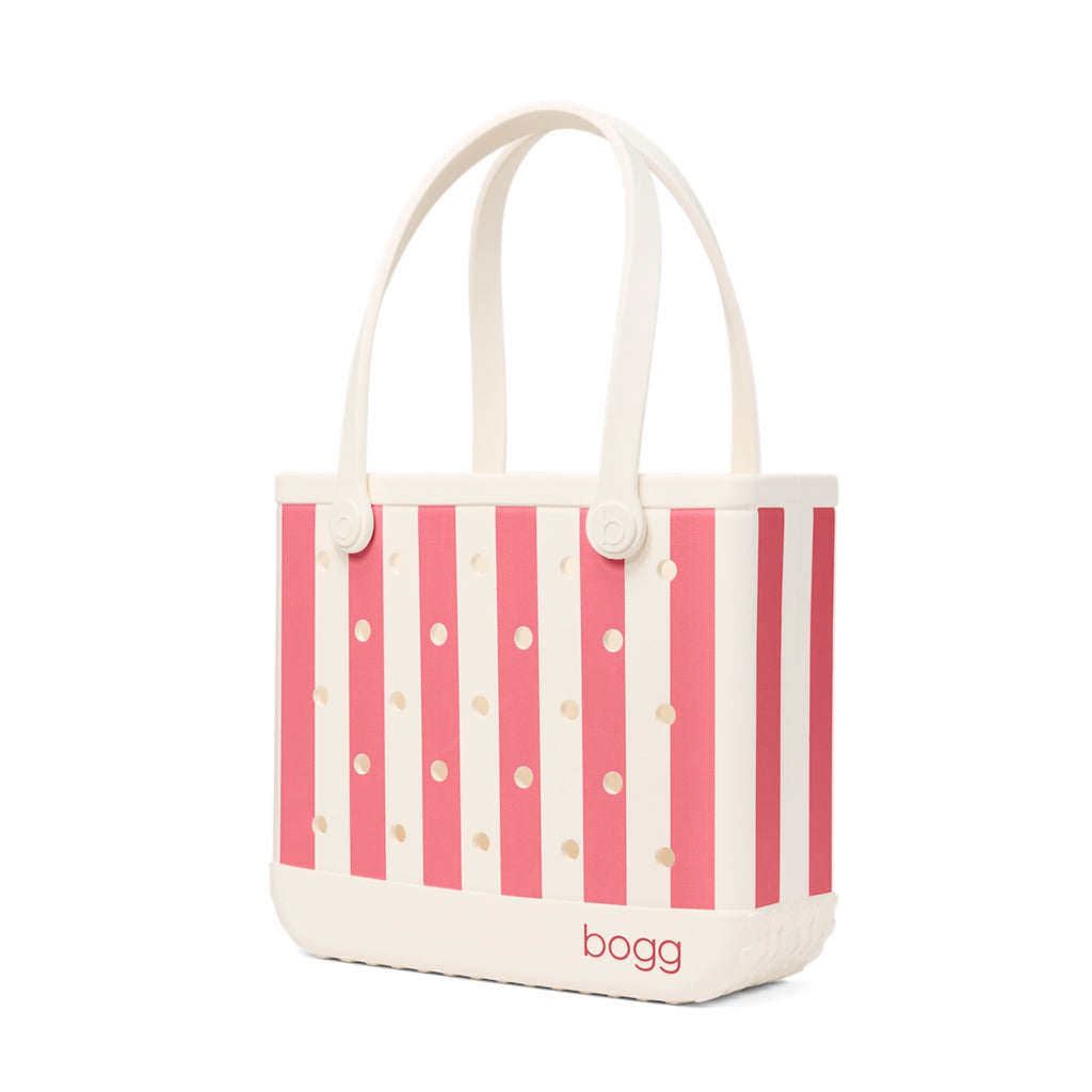Baby Bogg Bag Capri Coral Stripe Family Beach Day Carryall Travel Friendly Tip Resistant with Reinforced Handles for Tropical Vacations Travel Organizer Vacation Essentials for Women
