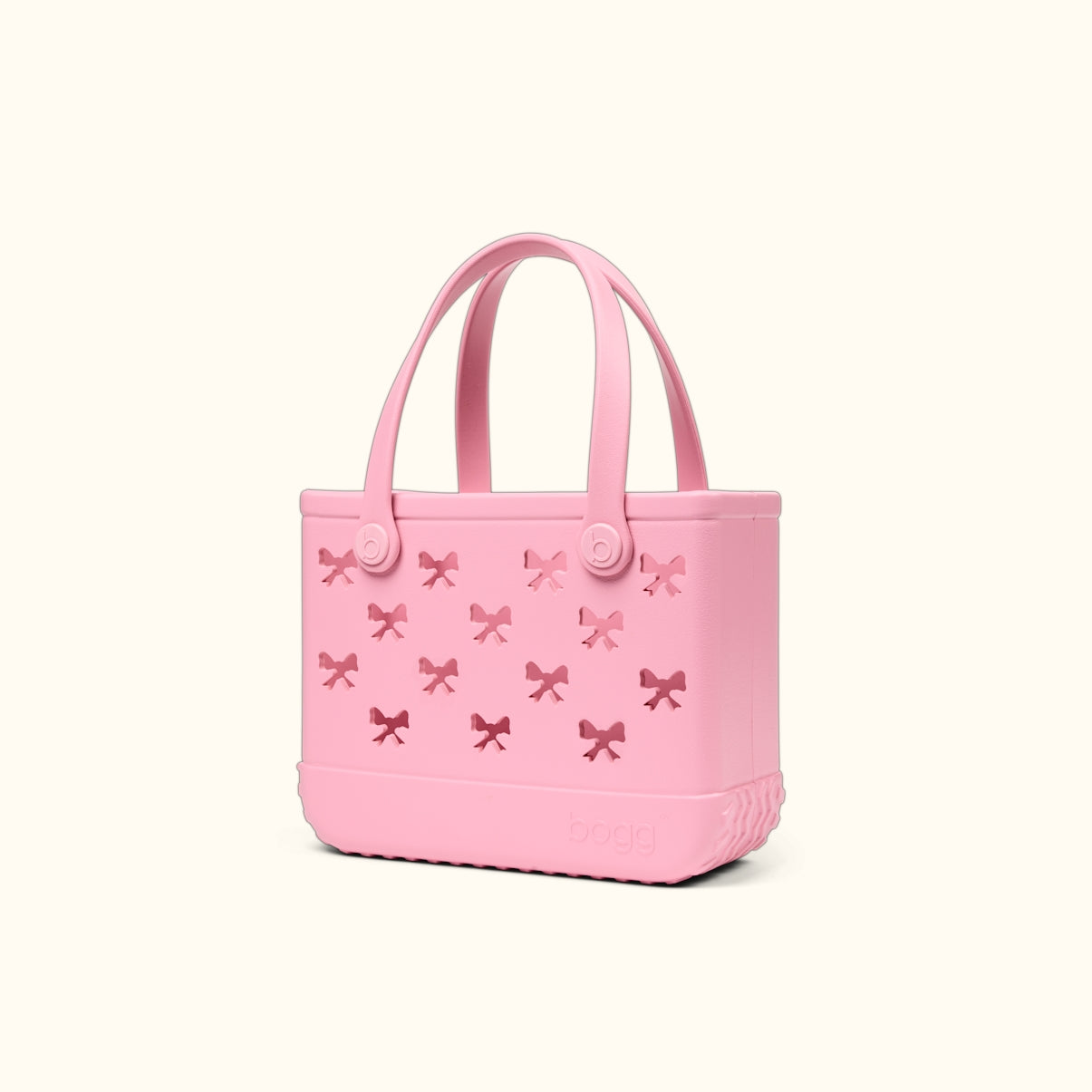 Bitty Bogg Bag Bubblegum Bows Water Sports Travel Tote Travel Friendly Sandproof with Travel Accessory Pouch for Pool Days Travel Organizer Vacation Essentials for Women