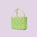 Bitty Bogg Bag Lime In The Coconut Premium EVA Pool Bag Sandproof Tip Resistant with Spacious Interior for Cruise Travel Travel Organizer Vacation Essentials for Women