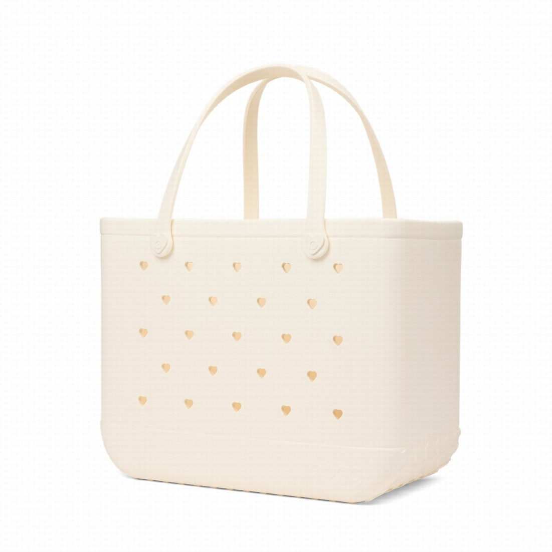 Original Bogg Bag Cut Out Heart Coconut Sunny Getaway Carryall Luxury Large Capacity Easy Maintenance Surface for Weekend Travel