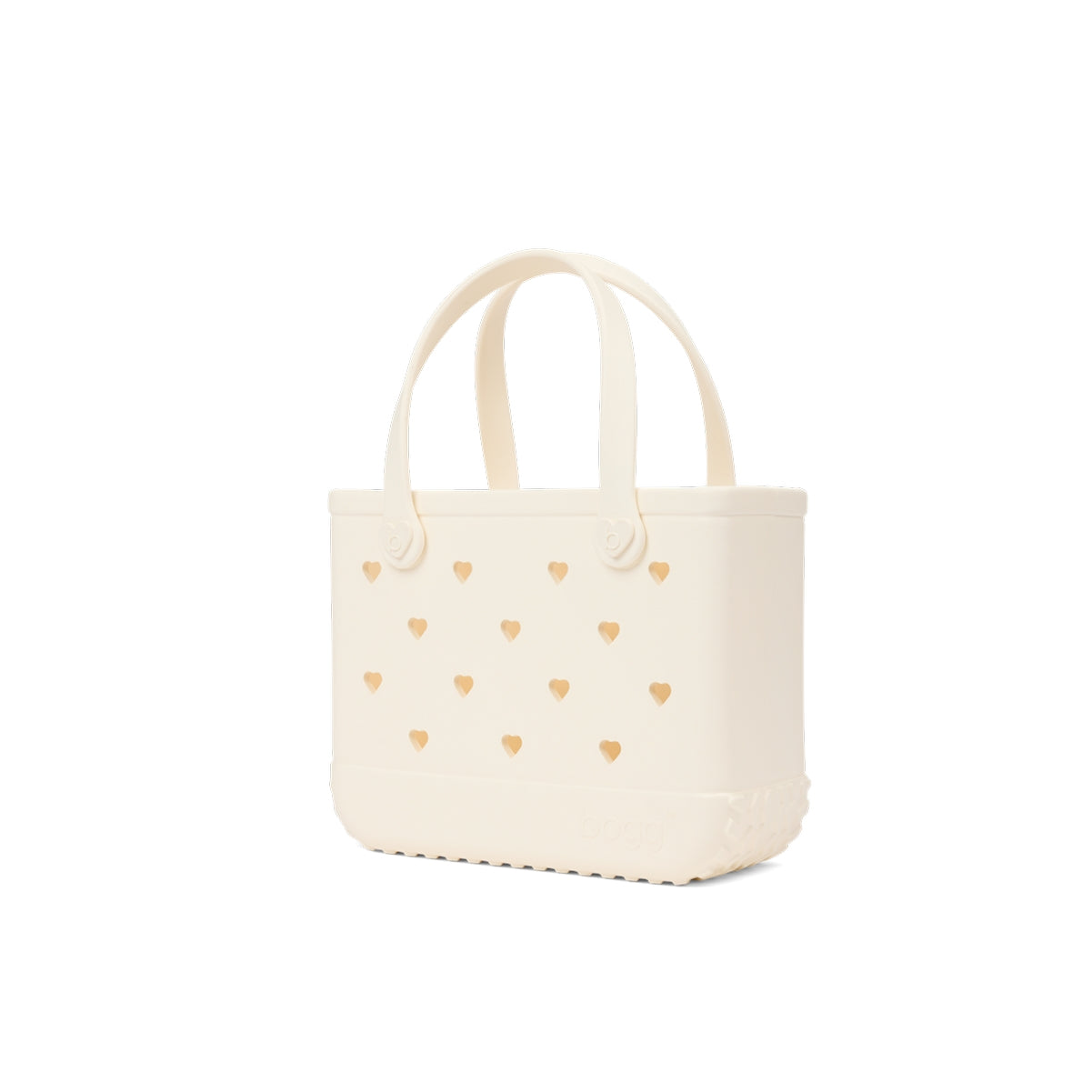 Bitty Bogg Bag Cut Out Heart Coconut Women's Waterproof Beach Tote Durable Oversized with Reinforced Handles for Tropical Vacations Travel Organizer Vacation Essentials for Women