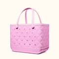 Original Bogg Bag Quilted Pink Taffy Island Getaway Carryall Premium Waterproof Adjustable Shoulder Strap for Weekend Travel