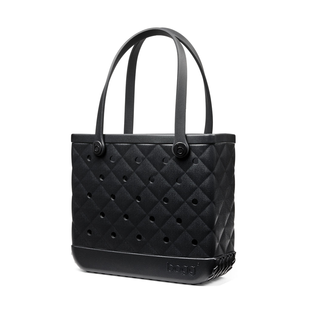 Baby Bogg Bag Quilted LBD Black Family Beach Day Carryall Tip Resistant Tip Resistant with Adjustable Shoulder Strap for Family Beach Days Travel Organizer Vacation Essentials for Women