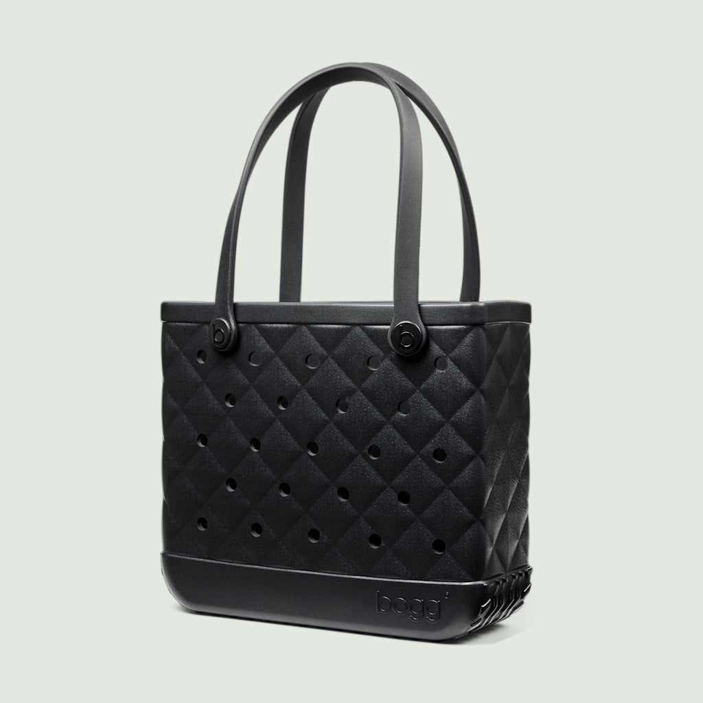 Baby Bogg Bag Quilted LBD Black Holiday Cruise Tote Premium Easy Clean Reinforced Grip Handles for Women