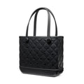 Baby Bogg Bag Quilted LBD Black Family Beach Day Carryall Washable Lightweight with Reinforced Handles for Picnic Days Travel Organizer Vacation Essentials for Women